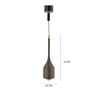 Lámpara colgante retráctil con sensor de movimiento. 8030-4