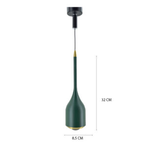 Lámpara colgante retráctil con sensor de movimiento. 8030-6
