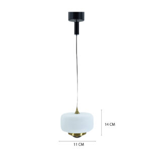 Lámpara colgante retráctil con sensor de movimiento. 8004