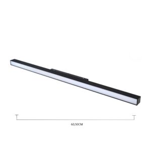 Barra Magnética 24W Opalina Negra 4000K