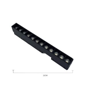 Barra Magnética 12W SMD Negra 4000K