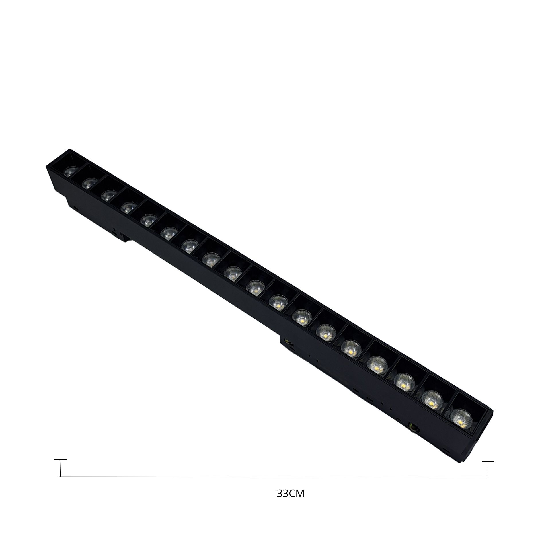 Barra Magnética 18W SMD Negra 4000K