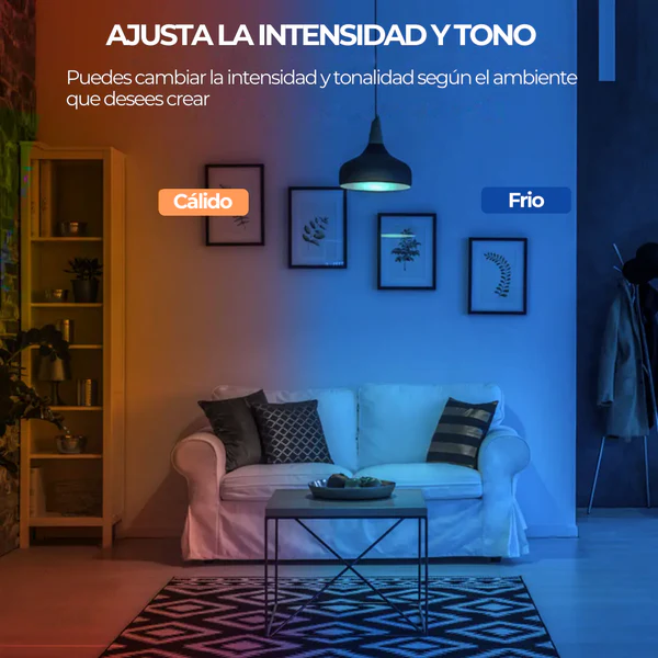 Bombillo LED 10W Bulbo E27 Smart RGB Angel Light - Imagen 3