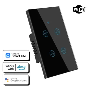 APAGADOR 4VIAS NEGRO SMART 10A