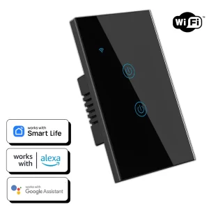 APAGADOR DOBLE NEGRO SMART 10A