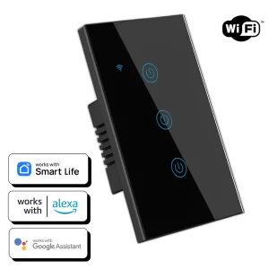 APAGADOR TRIPLE NEGRO SMART 10A