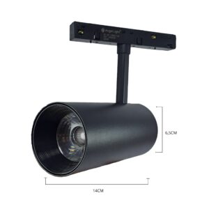 Spot Magnetico 24W Negro 4000K Angel Light