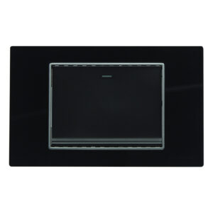Apagador Simple Negro Acrilico Elite Lumistar