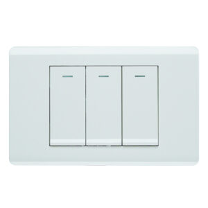 Apagador Triple Blanco Elite 3-Way Lumistar