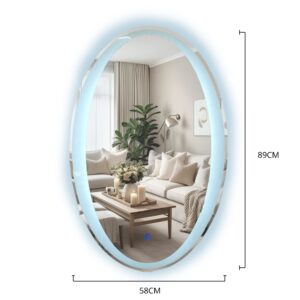 ESPEJO LED EYE 89X58CM SENSOR 3TONO