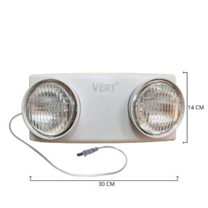 Lampara de Emergencia 2x9W 65K Marca VERT