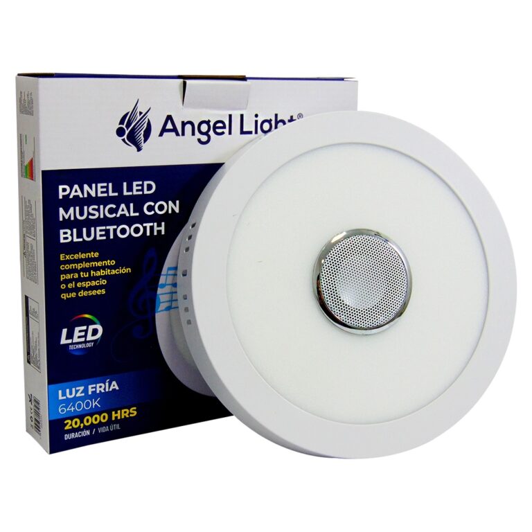 Panel 18W Redondo Sobreponer 64K Corneta Bluetooth