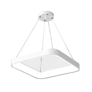 LAMPARA COLGANTE 58W CUADRADO BLANCO SMART