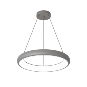LAMPARA COLGANTE 58W REDONDO GRIS SMART